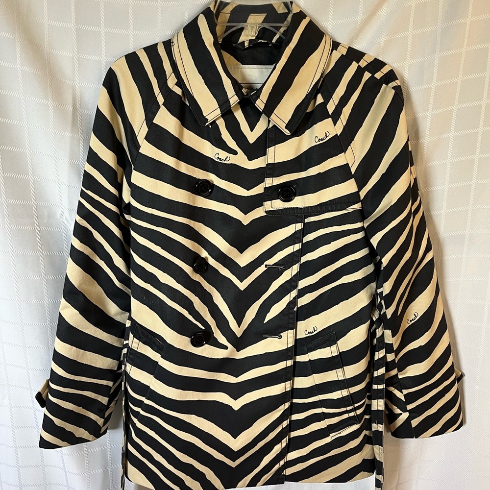 Coach raincoat size s/p
